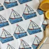 Sailing Boats Tea Towel