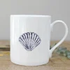 Scallop Shell Bone China Mug