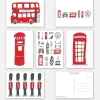 Simply London Pack of 6 Postcards