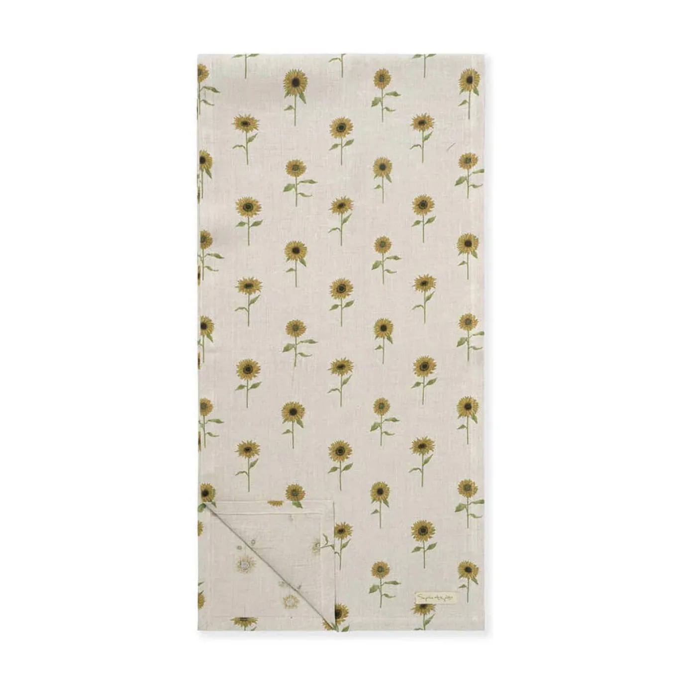 Sunflower Linen Table Runner