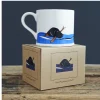 Swimming Black Labrador Mug Boxed