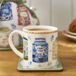 Tea Tins Coasters - Set of 4