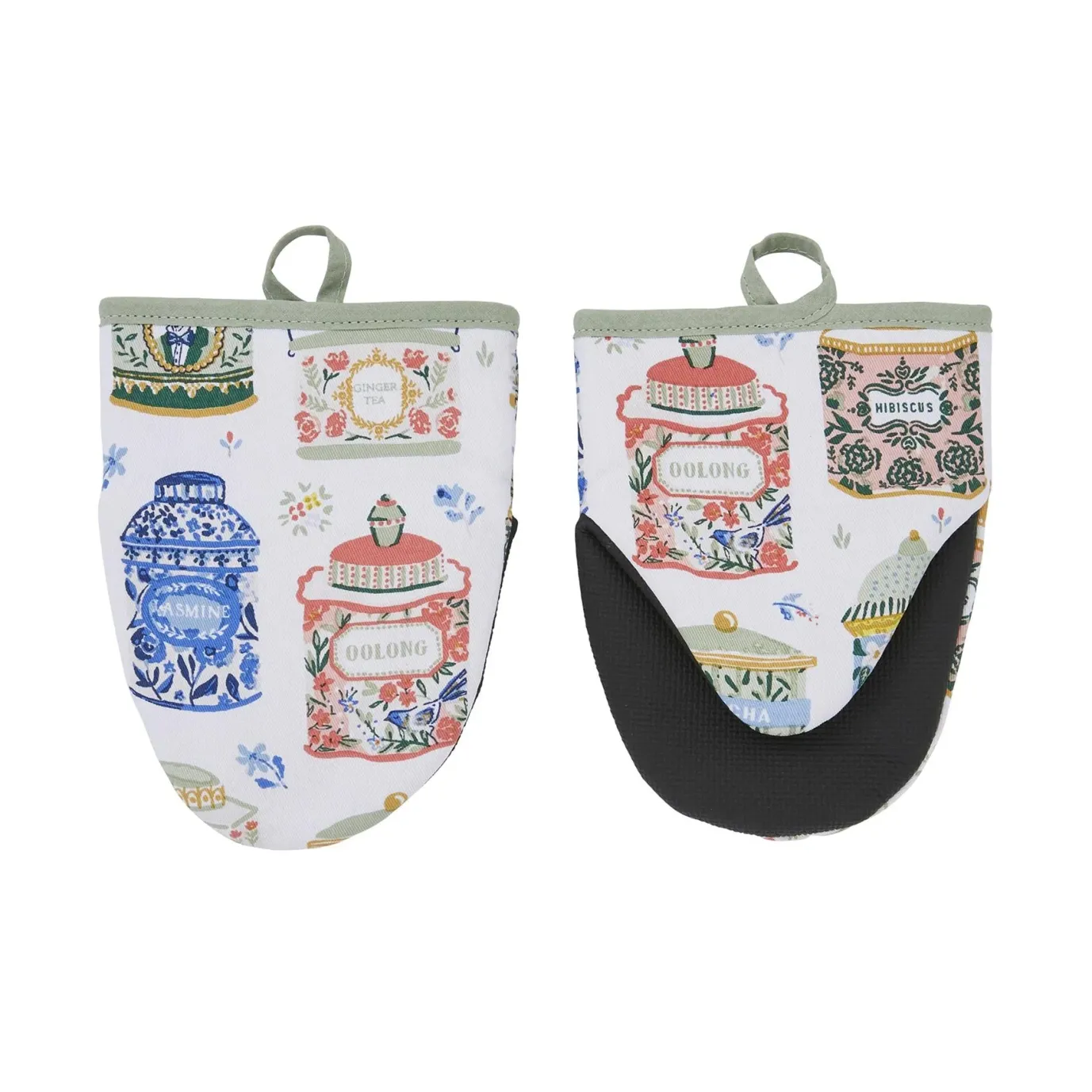 Tea Tins Micro Mitts Twin Pack