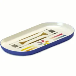 The Art of Coloring Enamel Printed Tray