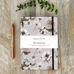 The Blanc Collection (Stone) A5 Lined Notebook