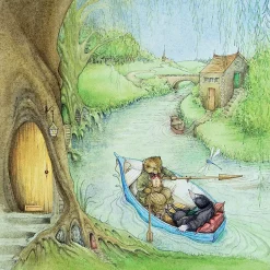 The House on The River Bank Greeting Card