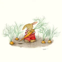 The Hungry Rabbit Greeting Card