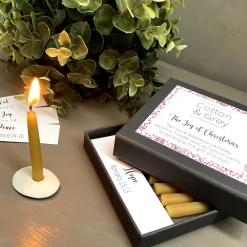 The Joy of Christmas Candle Set with Scripture Cards