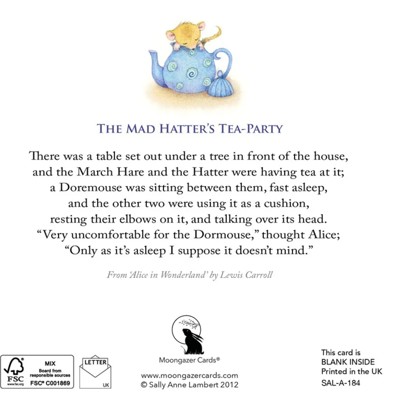The Mad Hatter's Tea Party Greeting Card