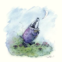 The Moon Greeting Card