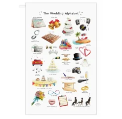 The Wedding Alphabet Greeting Card