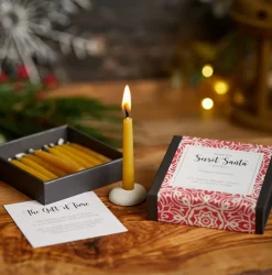 Time for Secret Santa Candle Set