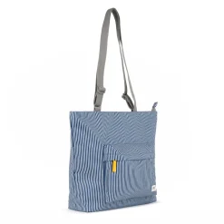 Trafalgar Tote B Hickory Stripe Recycled Cavas Tote- Medium