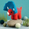 Triceratops Mini Felting Kit