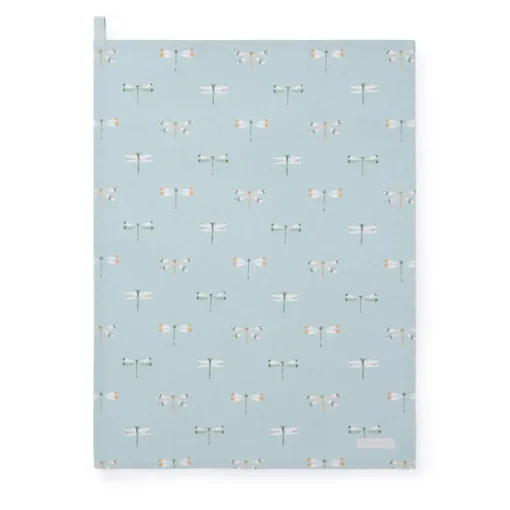 Watercolor Dragonfly Tea Towel