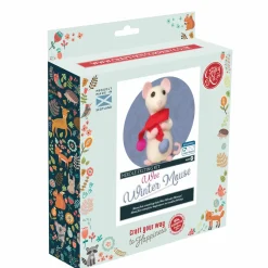 Wee Winter Mouse Needle Felting Kit