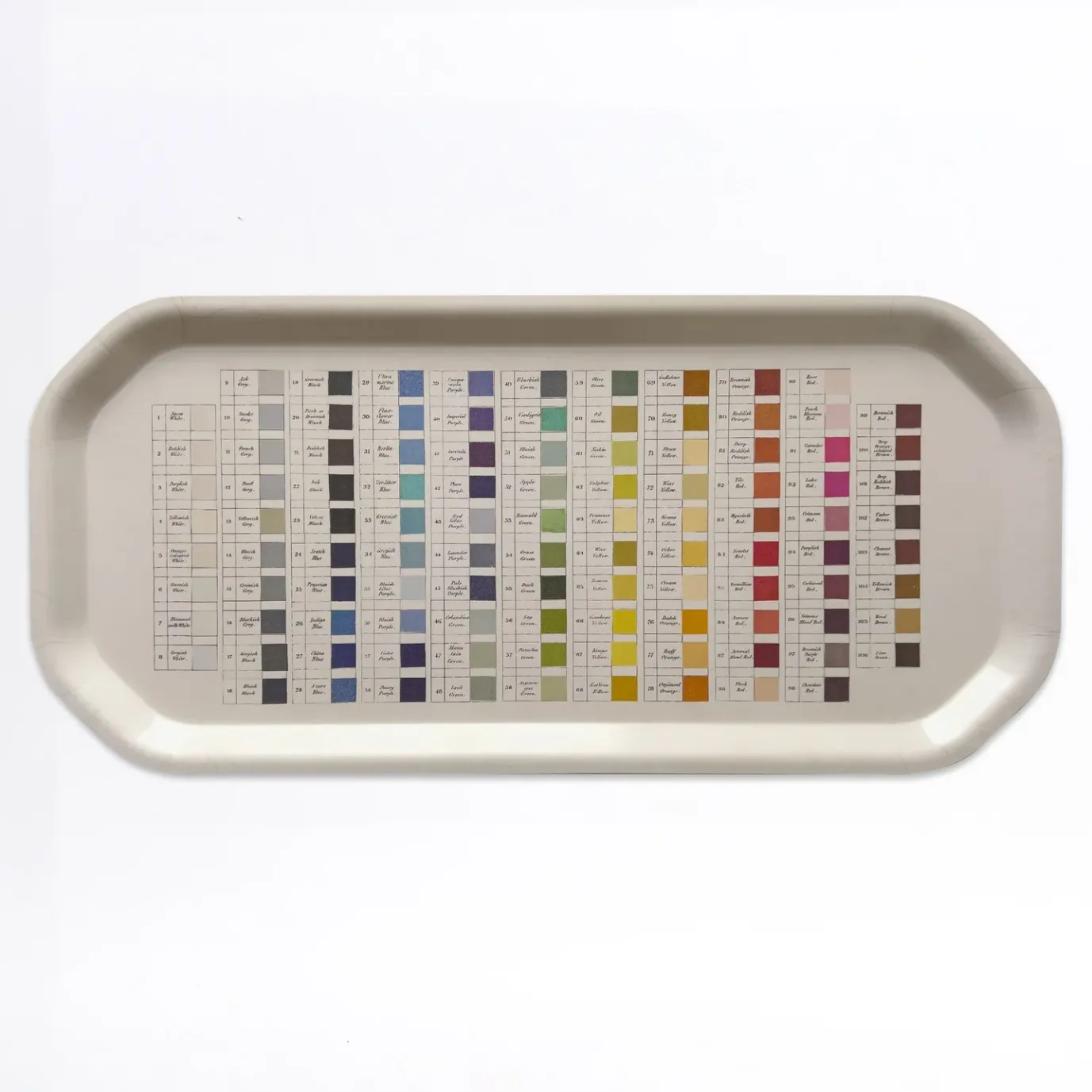 Werner’s Nomenclature of Colors Birchwood Tray