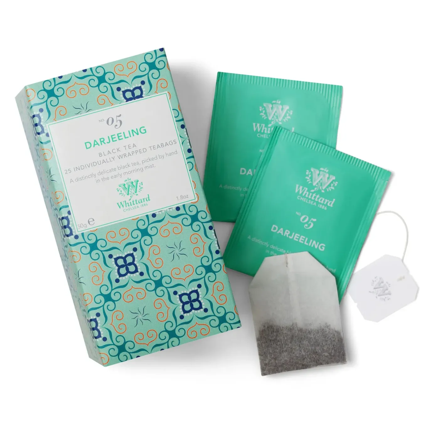 Whittard Tea Discoveries Darjeeling Individually Wrapped Tea Bags