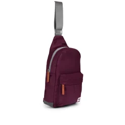 Willesdon B Plum Recycled Nylon Crossbody Bag- Large