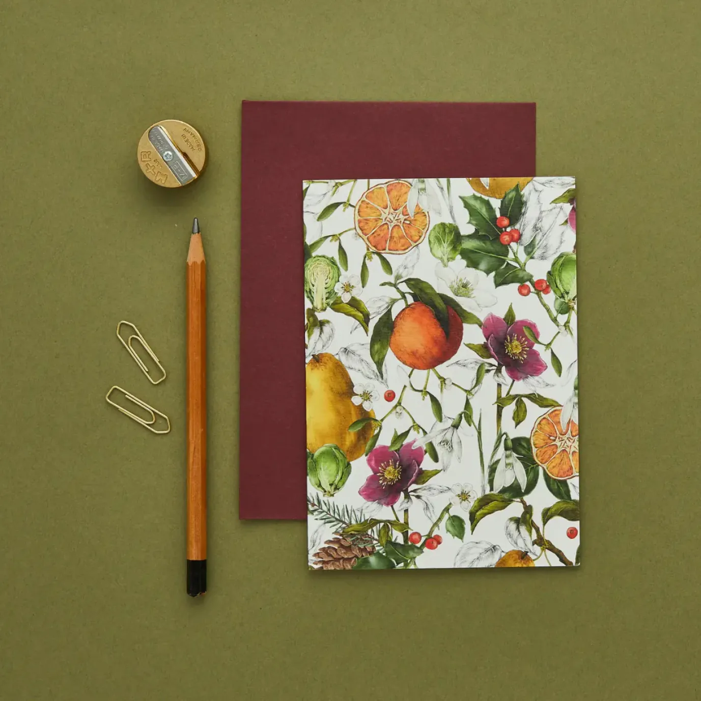 'Winter Decadence' Blank Card