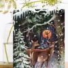 Winter Night Glitter Card