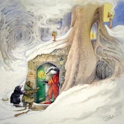 Winter Woods Greeting Card