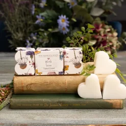 'With Love' Regency Gardens Mini Moments Boxed Trio of Heart Soaps