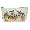 Woolly Puffins Zipped Pouch