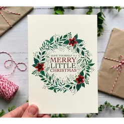Wreath Christmas Card