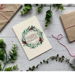 Wreath Christmas Card