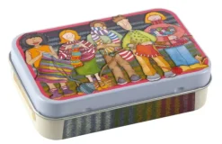 Yarn Club Hinged Small Rectangular Tin