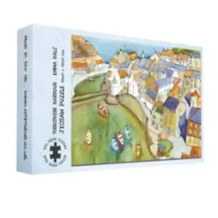 Yorkshire Harbor 1000 Piece Jigsaw Puzzle by Emma Ball