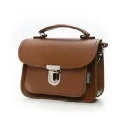 Zatchels Handmade Leather Luna Chestnut Small Handbag